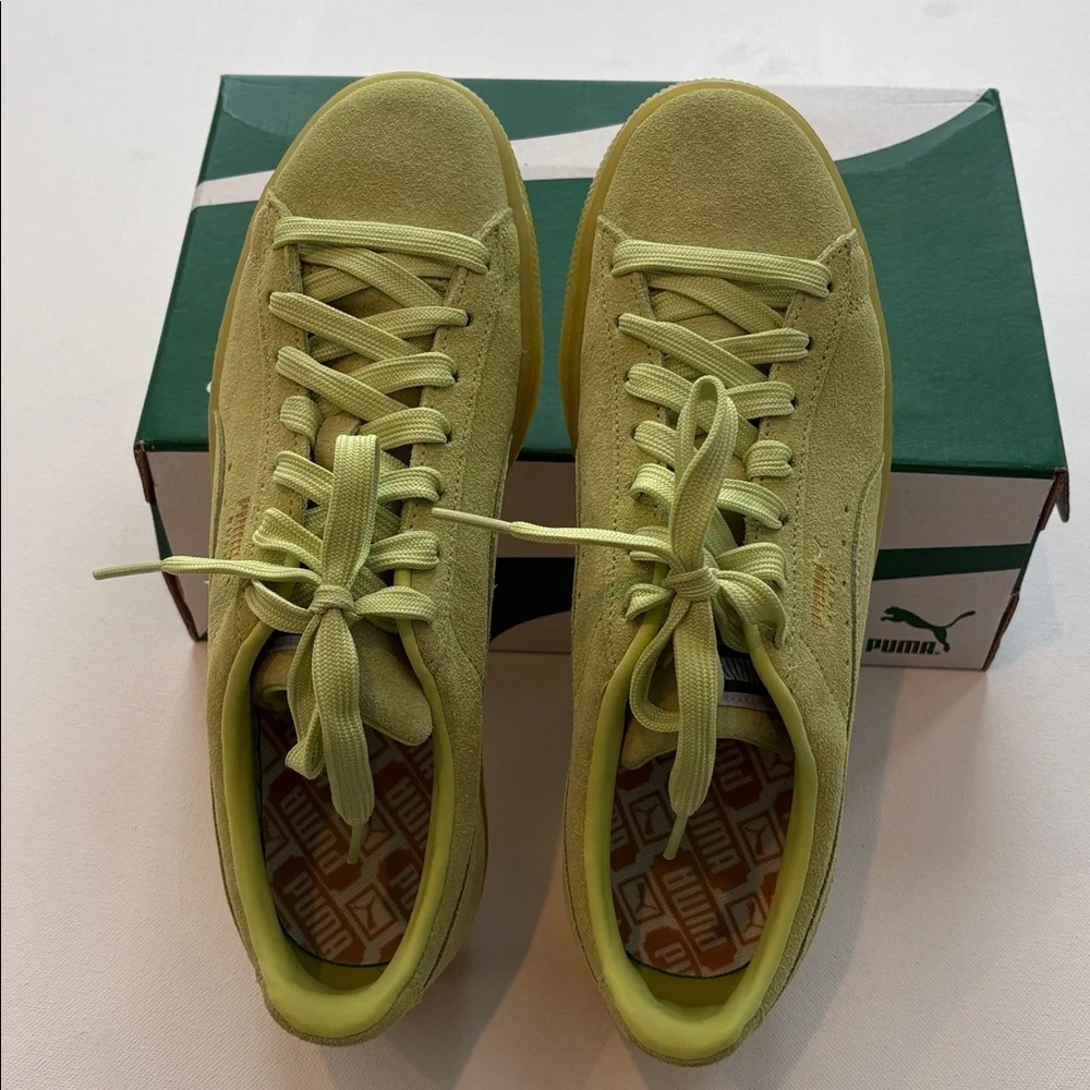 PUMA Suede Classic XXI Sneakers- NIB-Lily Pad- Size 9 - Picture 4 of 11